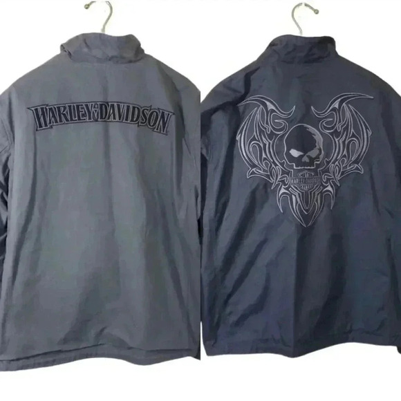 HARLEY Davidson Mens Reversible Cargo Jacket.  XL - Picture 4 of 12